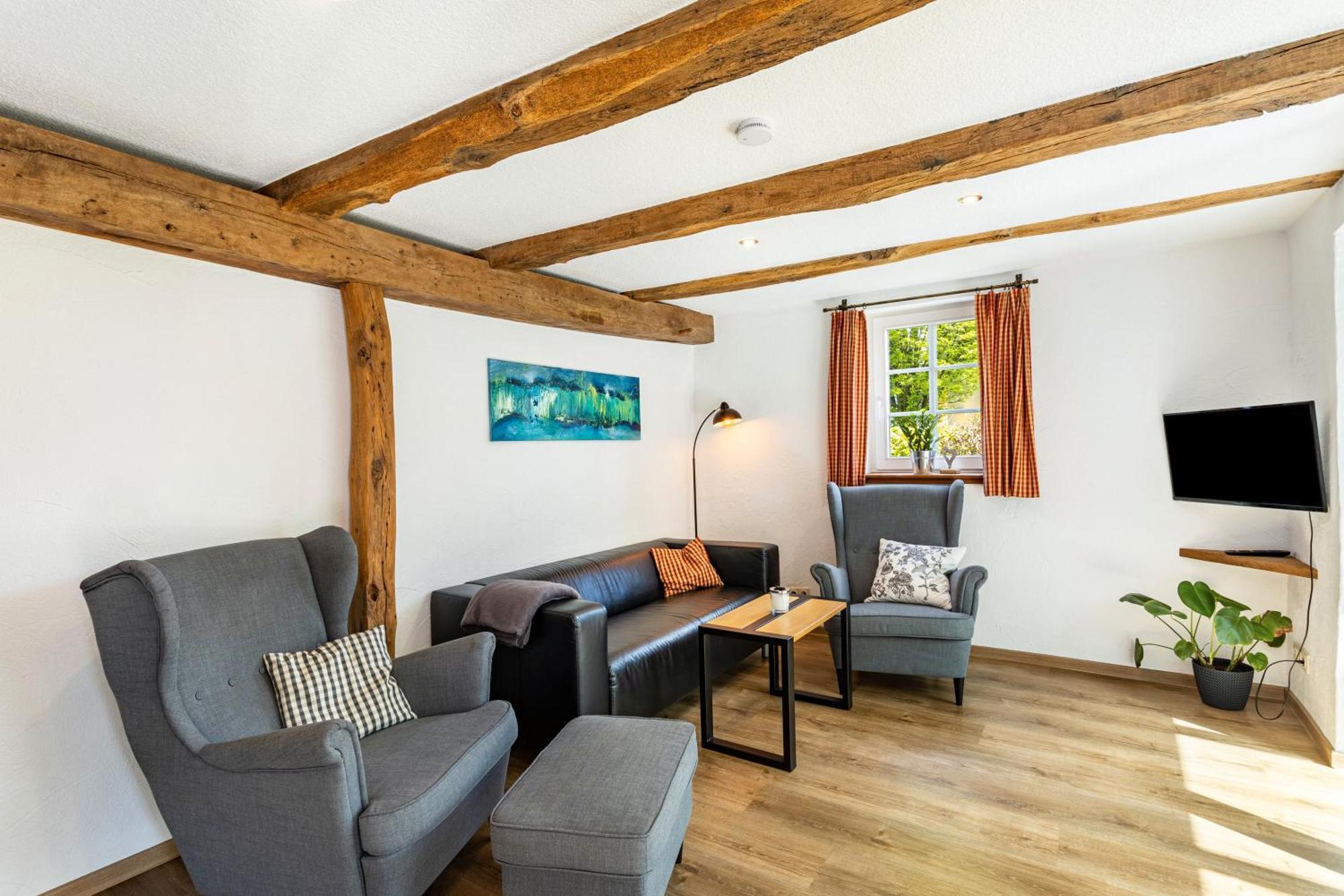 Fachwerk-Ferienhaus 1764 Eslohe Exteriör bild